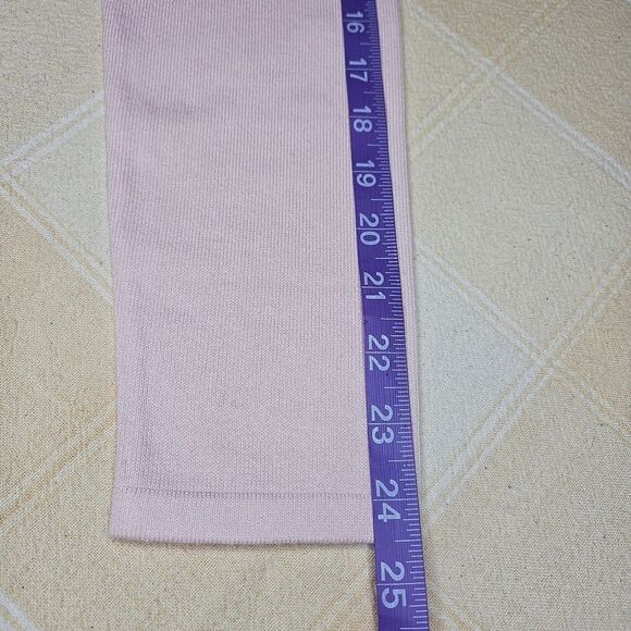 Cutter & Buck Golf Light Pink Cotton Blend V-Neck Pullover Long Sleeve Sweater - Picture 12 of 13